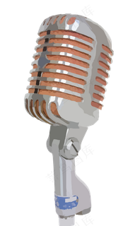 麦克风麦霸话筒麦克风免扣png素材