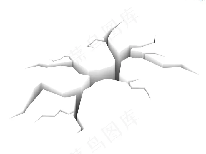 地面裂缝清晰图片