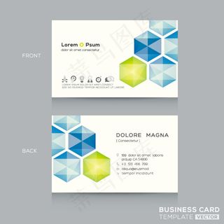 名片卡片矢量素材