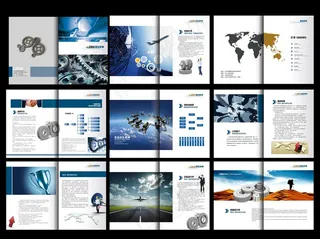 公司企业简约大气画册设计