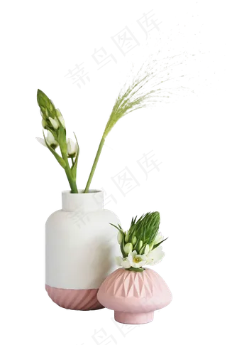 花瓶花束鲜花优雅北欧花瓶免抠png...