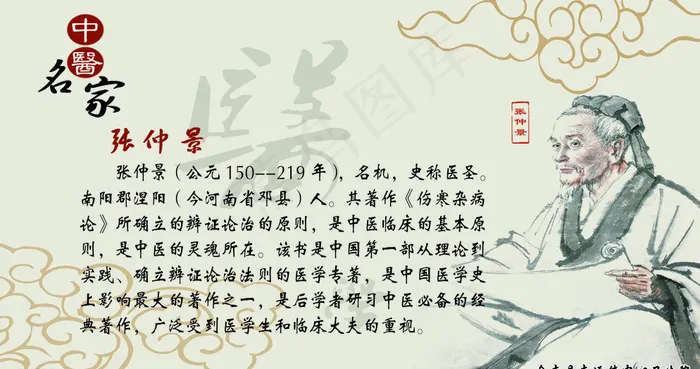 张仲景画册图片(6236X3373(DPI:72))psd模版下载