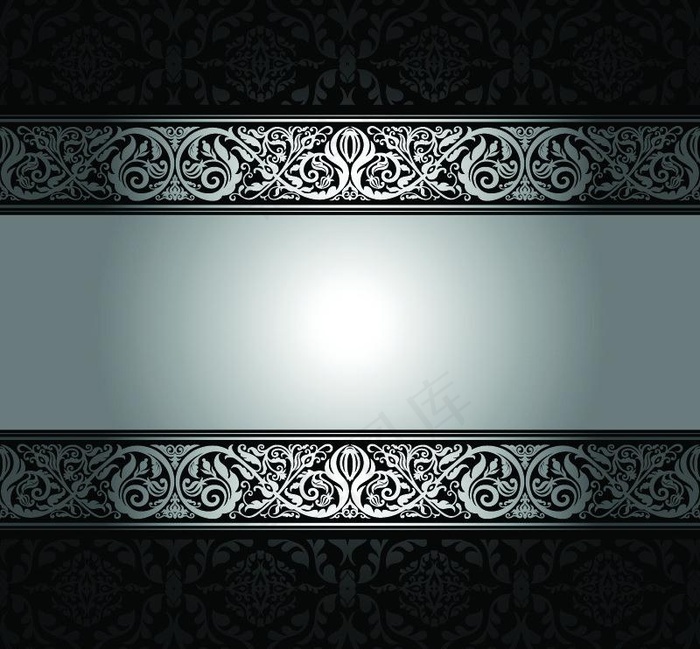 欧式花纹背景图片