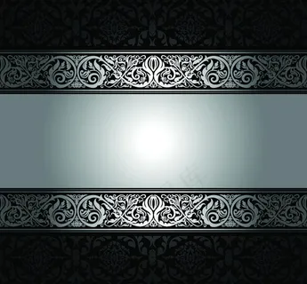 欧式花纹背景图片