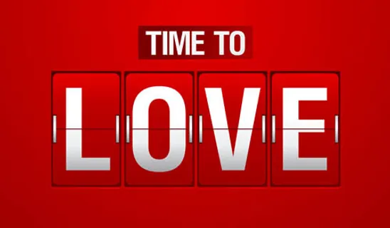 多彩红心图案背景矢量素材