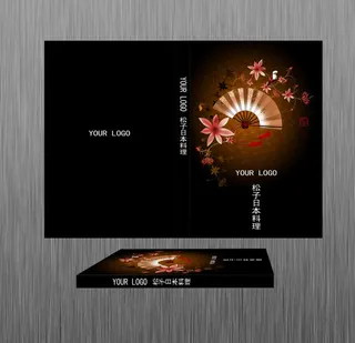 日本餐馆菜单封面设计模板下载