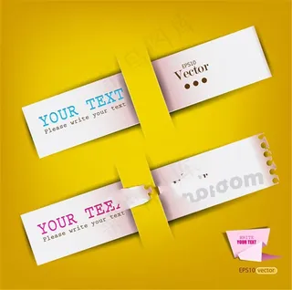 创意标签设计矢量素材