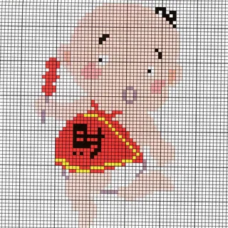 毛衫图案 男孩 招财童子 糖葫芦 ...