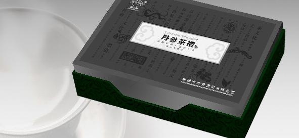 丹参茶包装图片cdr矢量模版下载