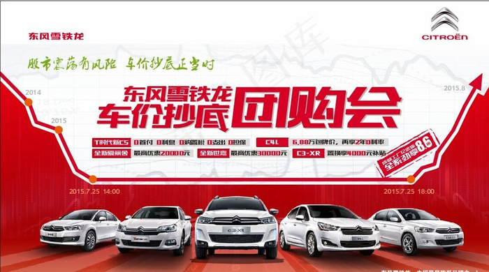 东风雪铁龙车价抄底汽车广告图片