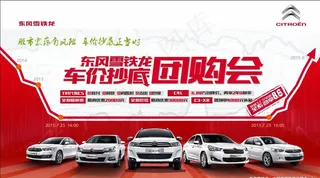 东风雪铁龙车价抄底汽车广告图片