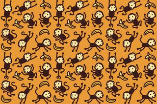 卡通可爱北欧童话梦幻儿童动物无缝平铺背景头像印刷矢量图片素材