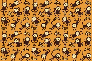 卡通可爱北欧童话梦幻儿童动物无缝平铺背景头像印刷矢量图片素材