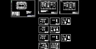 北京某变电所低压配电柜系统图设计图