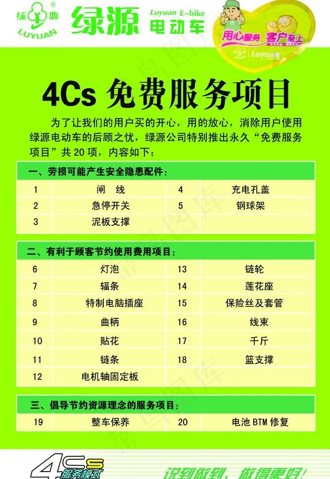 绿源电动车宣传图片psd模版下载