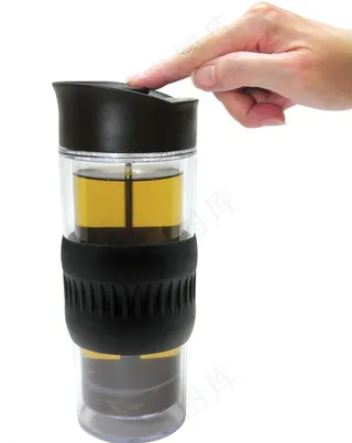 双层 保温 茶杯图片