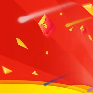 元宵电商喜庆背景