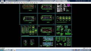 XX4层框架结构办公楼建施CAD设...