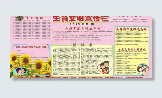 生育文明宣传栏图片