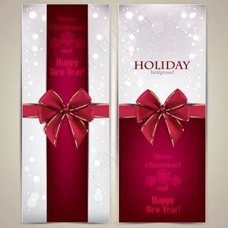 梦幻光斑新年贺卡图片