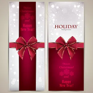 梦幻光斑新年贺卡图片