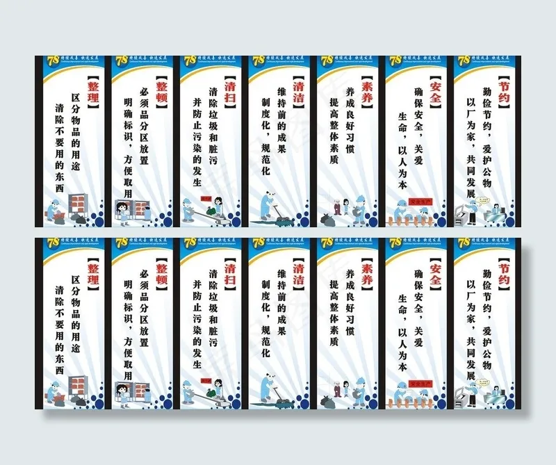 企业7s图片cdr矢量模版下载
