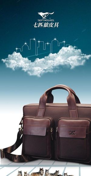 七匹狼皮具图片