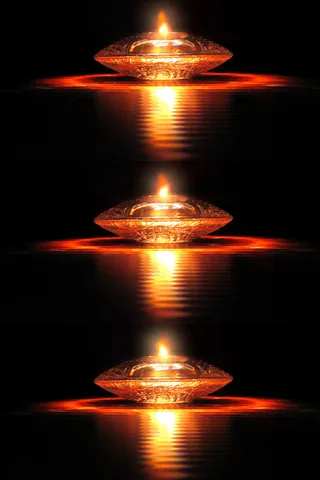高清祈福祈祷的油灯视频