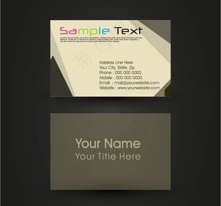 个性ktv名片图片