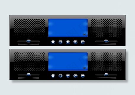 音乐播放器矢量剪贴画