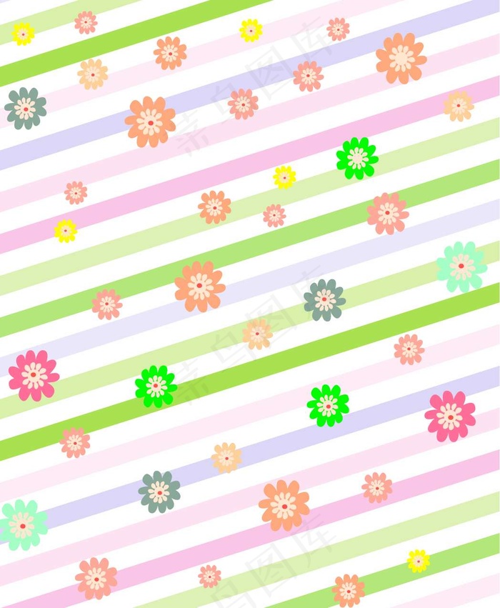 自由多彩的复活节矢量背景