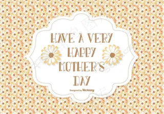 母亲节# X27；矢量图