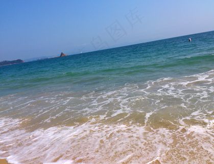 海浪海滩图片