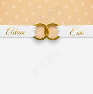 创意婚礼戒指主题模板下载