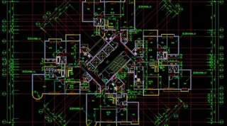 黄埔雅苑 3a座住宅楼二十五层平面...