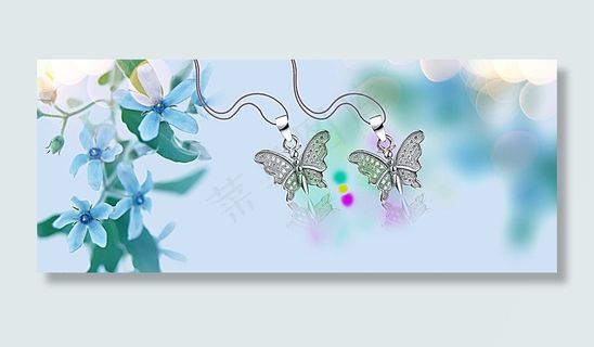 项链广告宣传图片