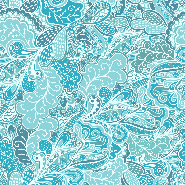 向量的无缝纹理与摘要花没完没了的背...