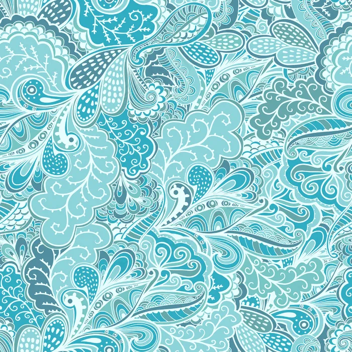 向量的无缝纹理与摘要花没完没了的背...eps,ai矢量模版下载
