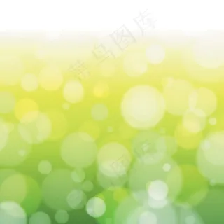 矢量春天绿色朦胧背景