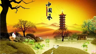 中国风—千年古塔图片