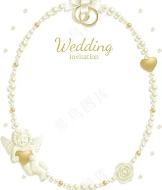 婚礼请柬背景图片