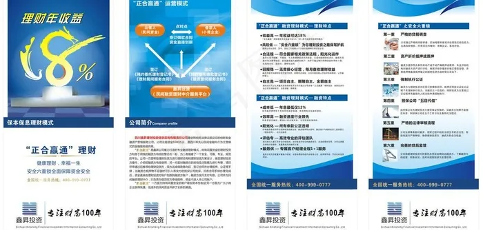 金融投资理财图片cdr矢量模版下载