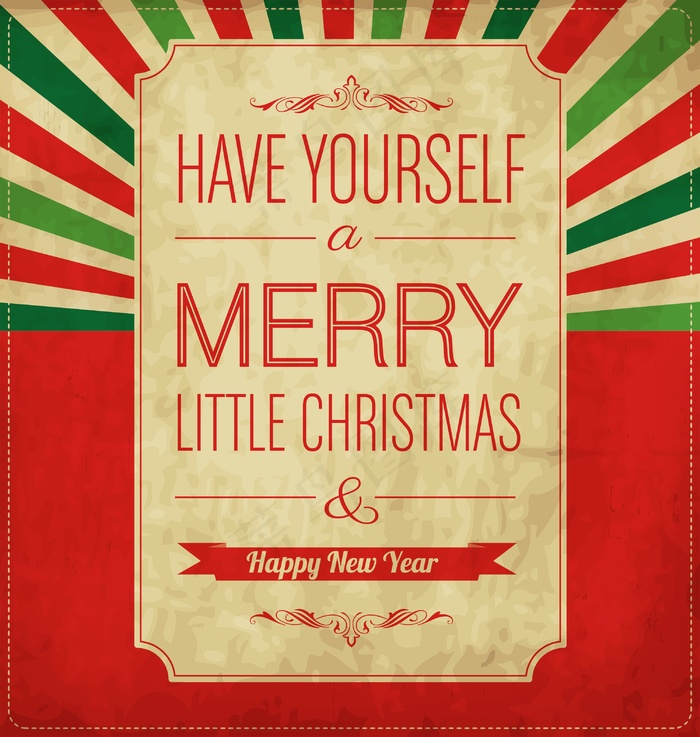 圣诞贺卡设计模板