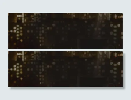 奢华梦幻黑色光晕背景banner　