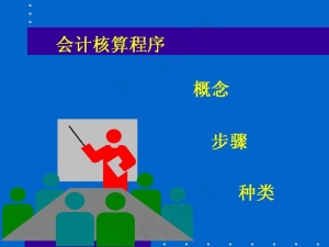 会计核算程序财务PPT模板预览图