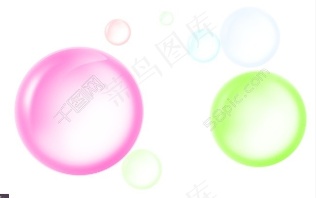 泡泡气泡水泡素材psd模版下载