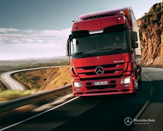 奔驰 卡车图片
