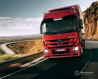 奔驰 卡车图片