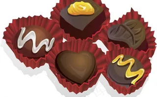 矢量巧克力素材图片