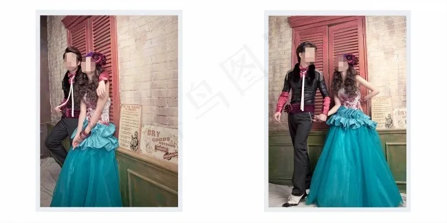 恬美爱人-恬美爱人婚纱模板(6000X3000(DPI:200))psd模版下载